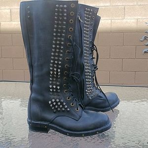 Jeffrey Campbell Seattle Love Tall Spiked Boots